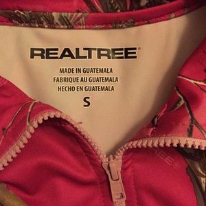 Real tree half zip jacket